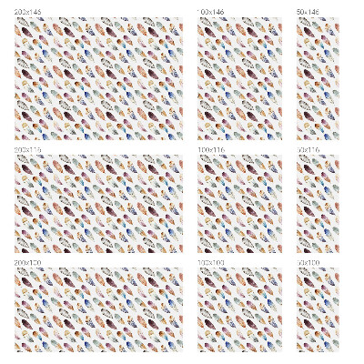 Öntapadós üvegfólia vitrázs mintával Bohém tollak