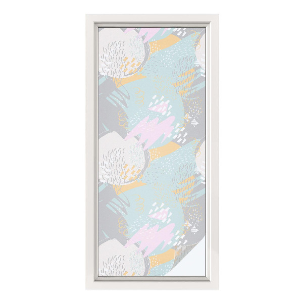 Dekoratív üvegfólia ablakra Absztrakt harmónia