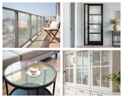 Dekoratív üvegfólia ablakra Absztrakt harmónia