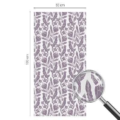 Öntapadós belátásgátló fólia Népi motívumok