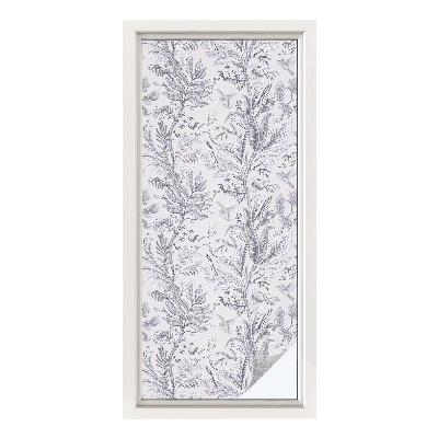 Színes mintás ablakfólia Levelek és pillangók