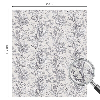 Színes mintás ablakfólia Levelek és pillangók