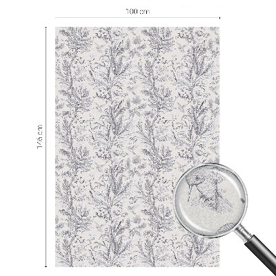 Színes mintás ablakfólia Levelek és pillangók