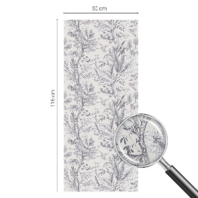 Színes mintás ablakfólia Levelek és pillangók