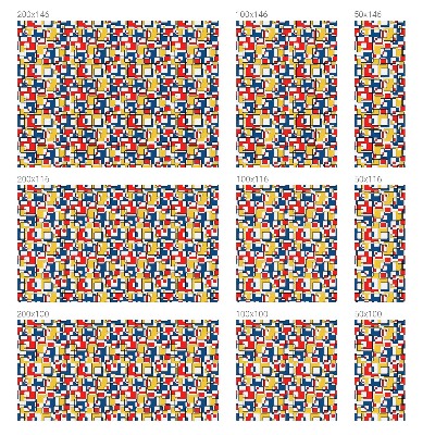 Öntapadós üvegfólia vitrázs mintával Geometriai alakzatok