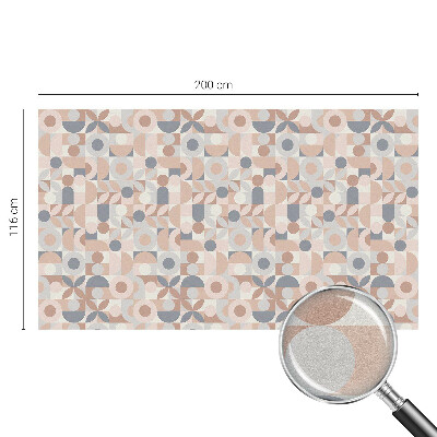 Öntapadós ablakfólia ólomüveg mintával Absztrakt mozaik