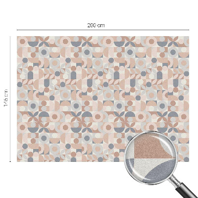 Öntapadós ablakfólia ólomüveg mintával Absztrakt mozaik