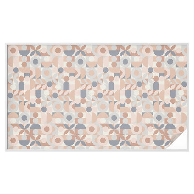 Öntapadós ablakfólia ólomüveg mintával Absztrakt mozaik