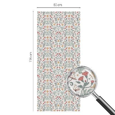 Dekoratív üvegfólia ablakra Rókalevelek