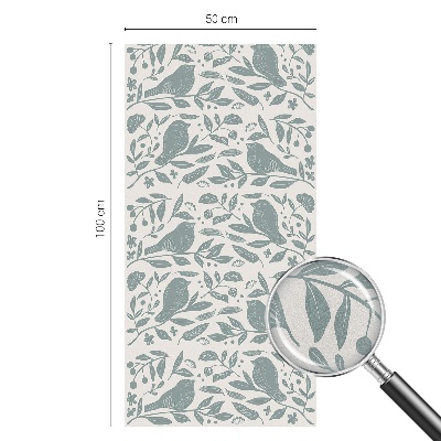 Öntapadós belátásgátló fólia Madár motívum