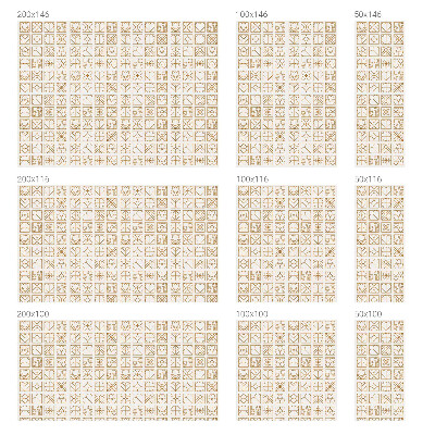 Öntapadós ablakfólia ólomüveg mintával Geometrikus szerelem