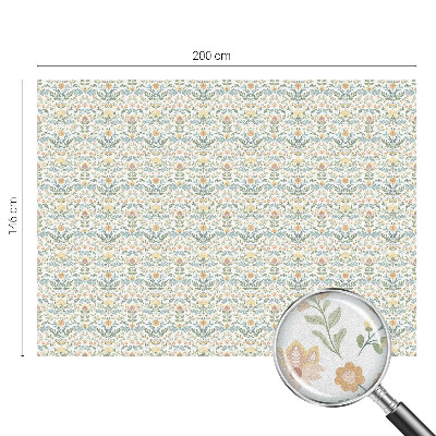 Színes mintás ablakfólia Virágszimmetria