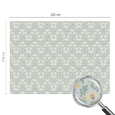 Dekoratív üvegfólia ablakra Szarvas virágok