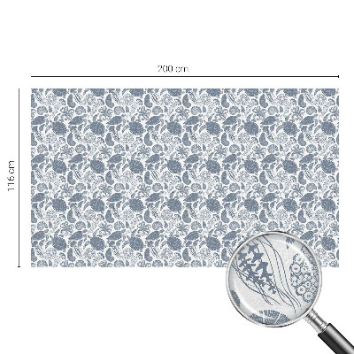 Öntapadós üvegfólia vitrázs mintával Óceáni élet