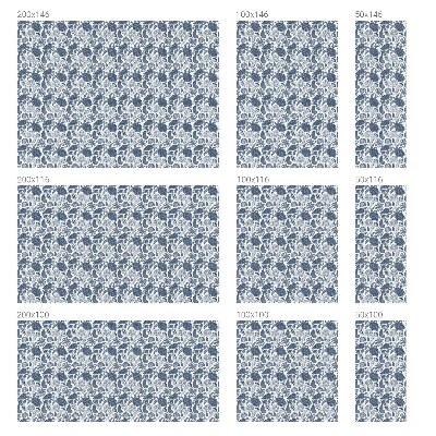 Öntapadós üvegfólia vitrázs mintával Óceáni élet