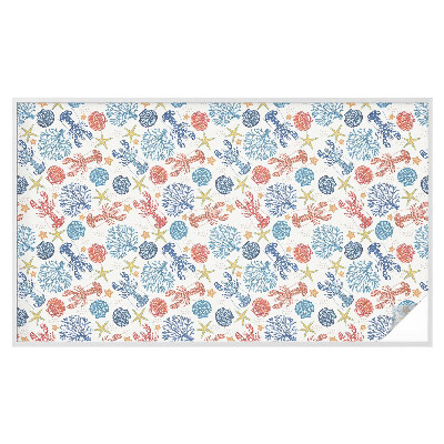 Színes mintás ablakfólia Rák korallok