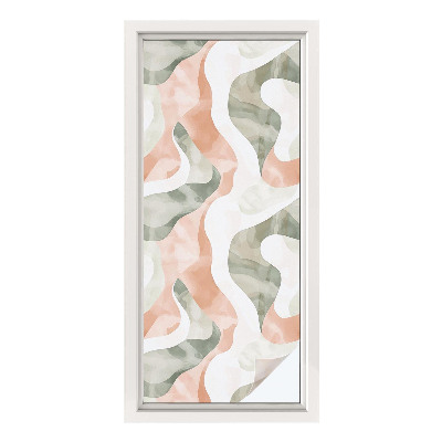 Öntapadós belátásgátló fólia Színes hullámok