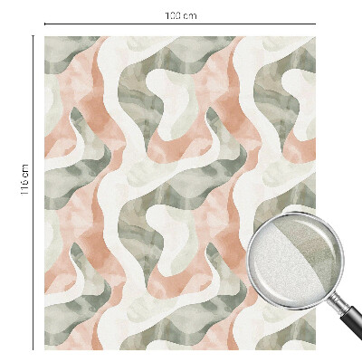 Öntapadós belátásgátló fólia Színes hullámok