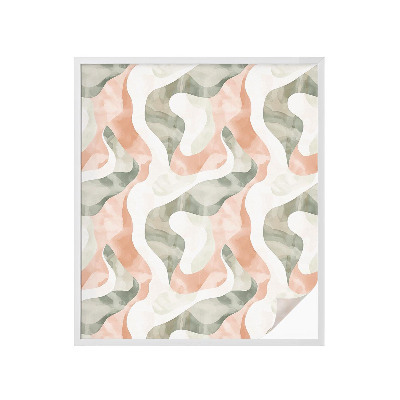 Öntapadós belátásgátló fólia Színes hullámok