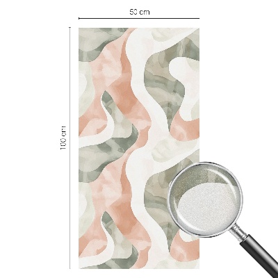 Öntapadós belátásgátló fólia Színes hullámok