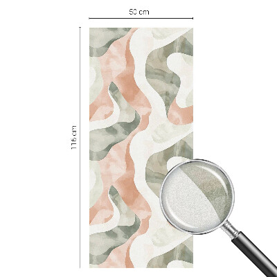 Öntapadós belátásgátló fólia Színes hullámok