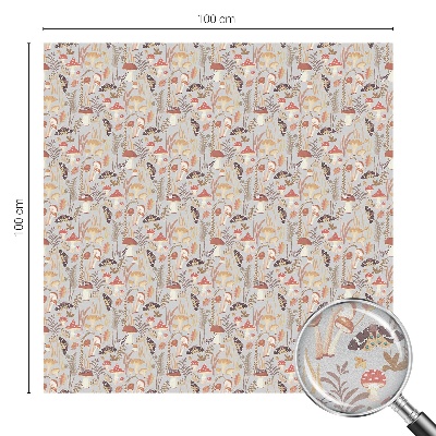 Dekoratív üvegfólia ablakra Erdőminta