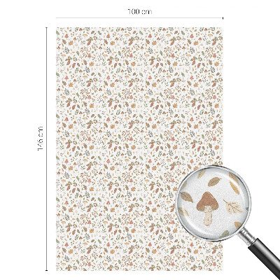 Öntapadós ablakfólia ólomüveg mintával Őszi minták