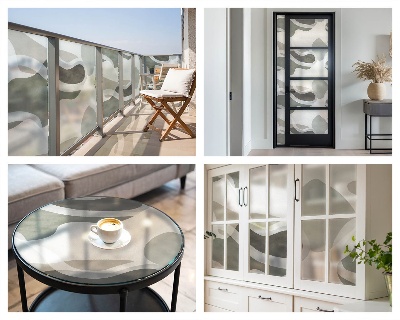 Öntapadós belátásgátló fólia Organikus minta