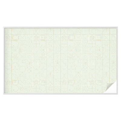 Öntapadós üvegfólia vitrázs mintával Geometrikus mozaik