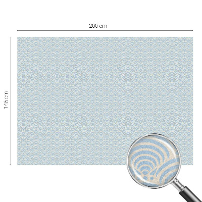 Öntapadós belátásgátló fólia Japán hullámok