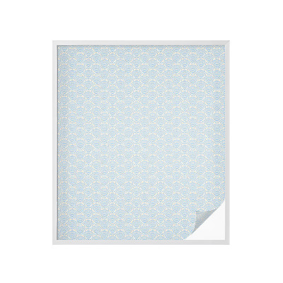 Öntapadós belátásgátló fólia Japán hullámok