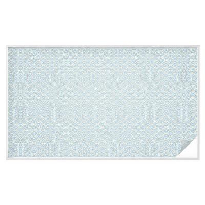 Öntapadós belátásgátló fólia Japán hullámok