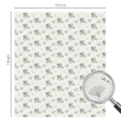 Dekoratív üvegfólia ablakra Madarak mintája