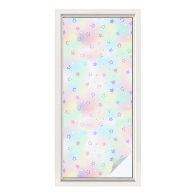 Színes mintás ablakfólia Szivárvány minták