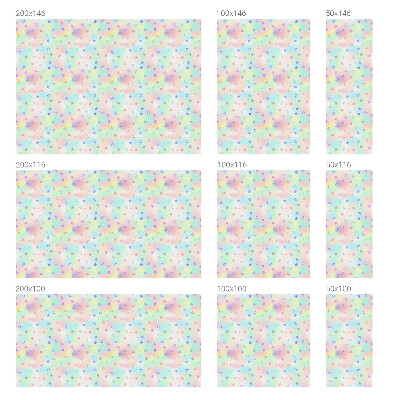 Színes mintás ablakfólia Szivárvány minták