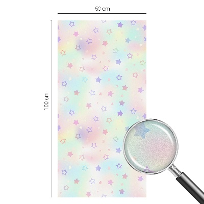 Színes mintás ablakfólia Szivárvány minták