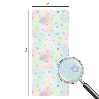 Színes mintás ablakfólia Szivárvány minták