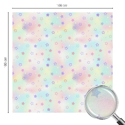 Színes mintás ablakfólia Szivárvány minták