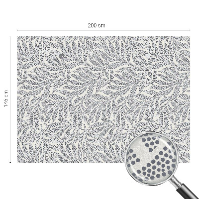 Öntapadós üvegfólia vitrázs mintával Levélcseppek