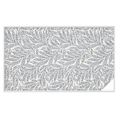 Öntapadós üvegfólia vitrázs mintával Levélcseppek