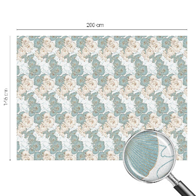 Színes mintás ablakfólia Finom virágok