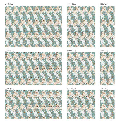 Színes mintás ablakfólia Finom virágok