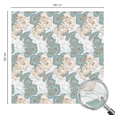 Színes mintás ablakfólia Finom virágok