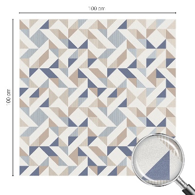 Dekoratív üvegfólia ablakra Geometriai minták