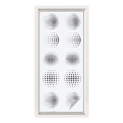 Színes mintás ablakfólia Pontozott körök