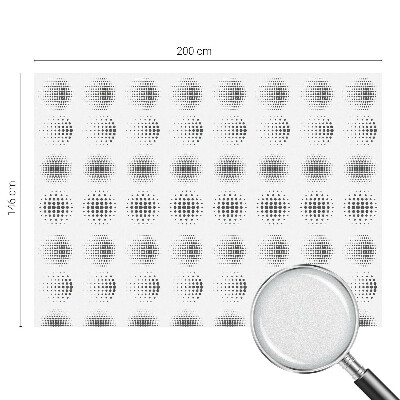 Színes mintás ablakfólia Pontozott körök
