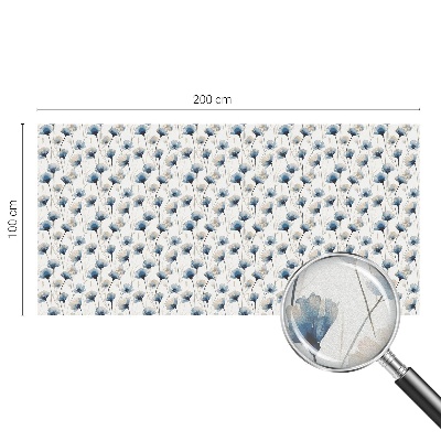 Öntapadós belátásgátló fólia Kék virágok