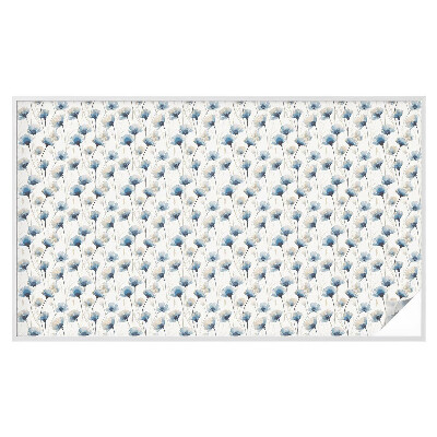 Öntapadós belátásgátló fólia Kék virágok