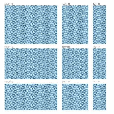 Színes mintás ablakfólia Kék hullámok