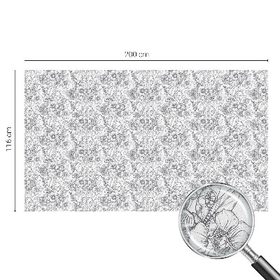 Dekoratív üvegfólia ablakra Florisztikai elegancia